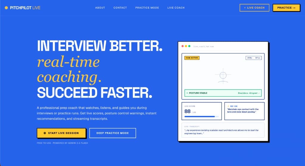 PitchPilot Live